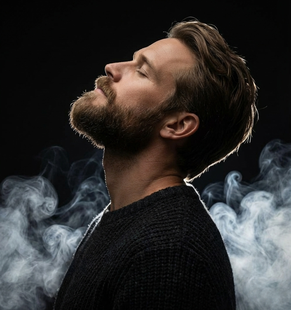 Мужской портрет киароскуро