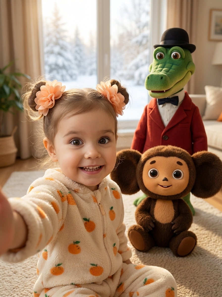 Селфи с Чебурашкой