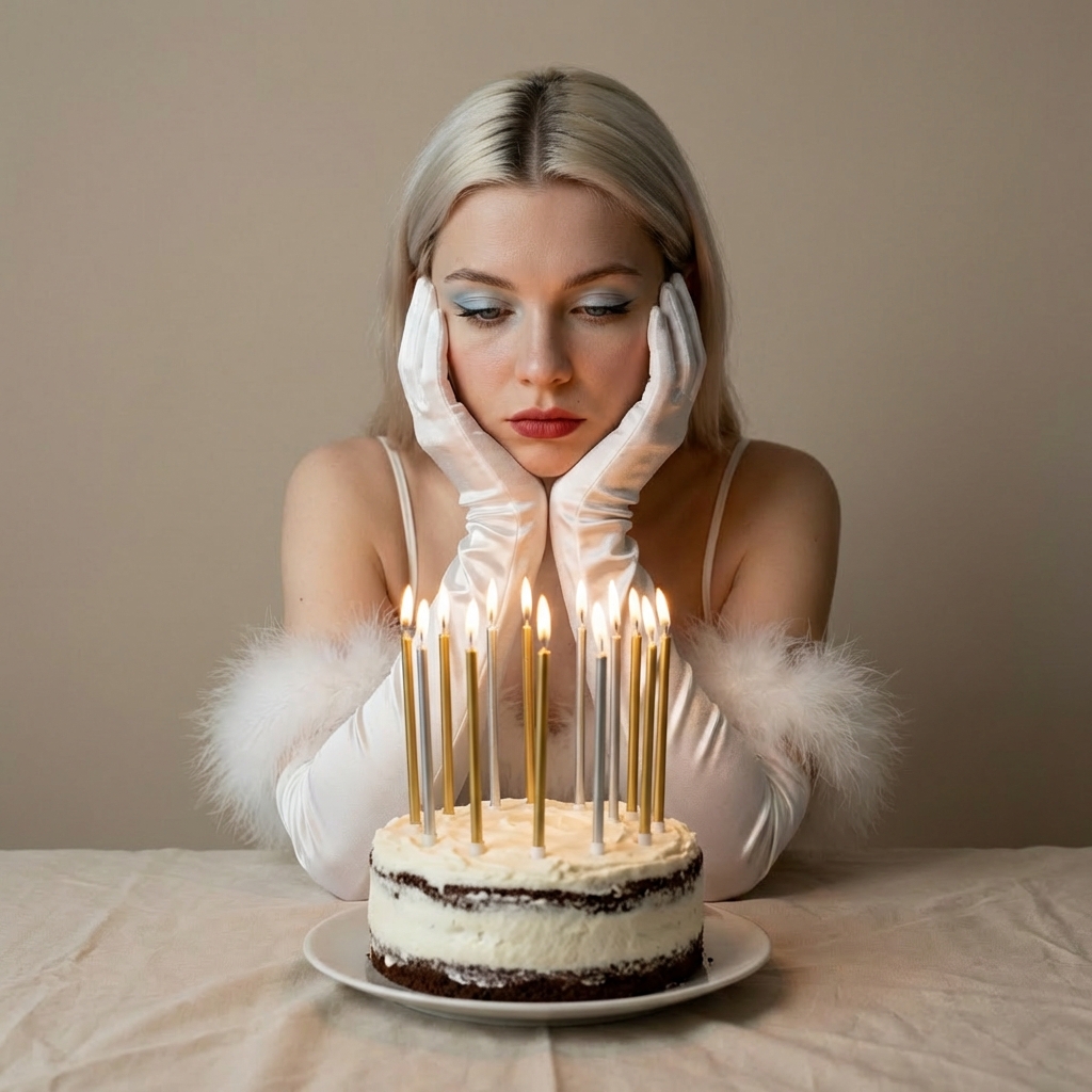 С праздничным тортом