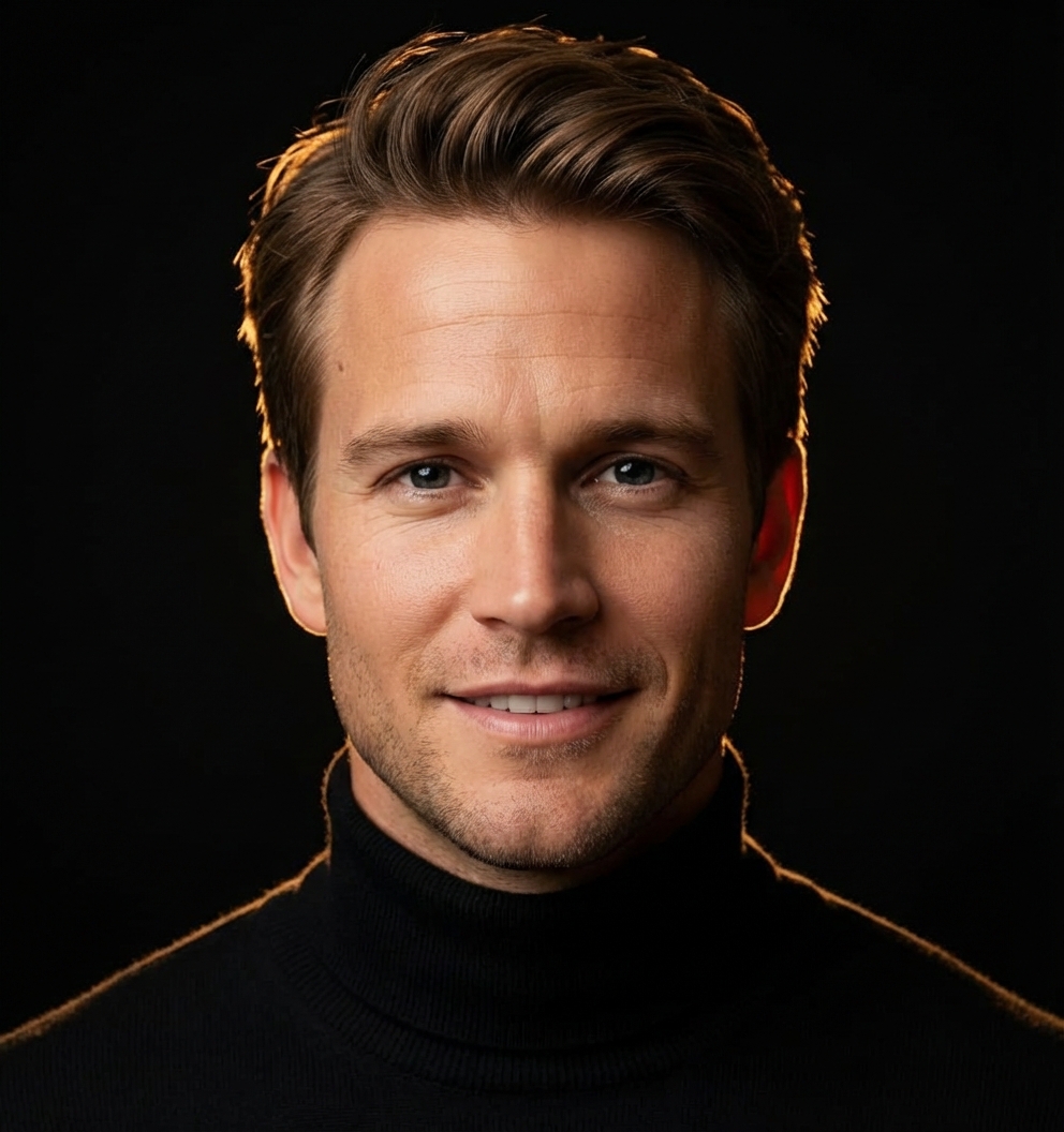 Мужской студийный портрет