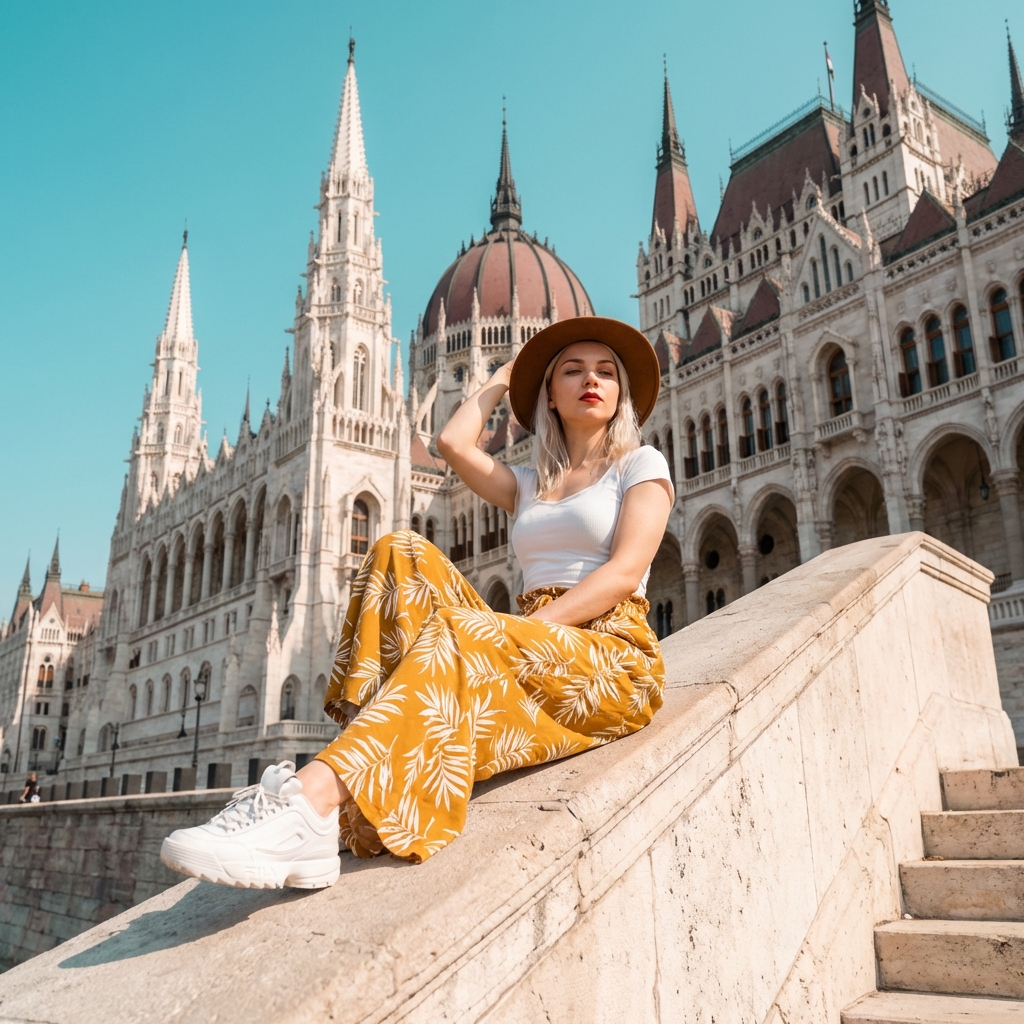 У парламента в Будапеште