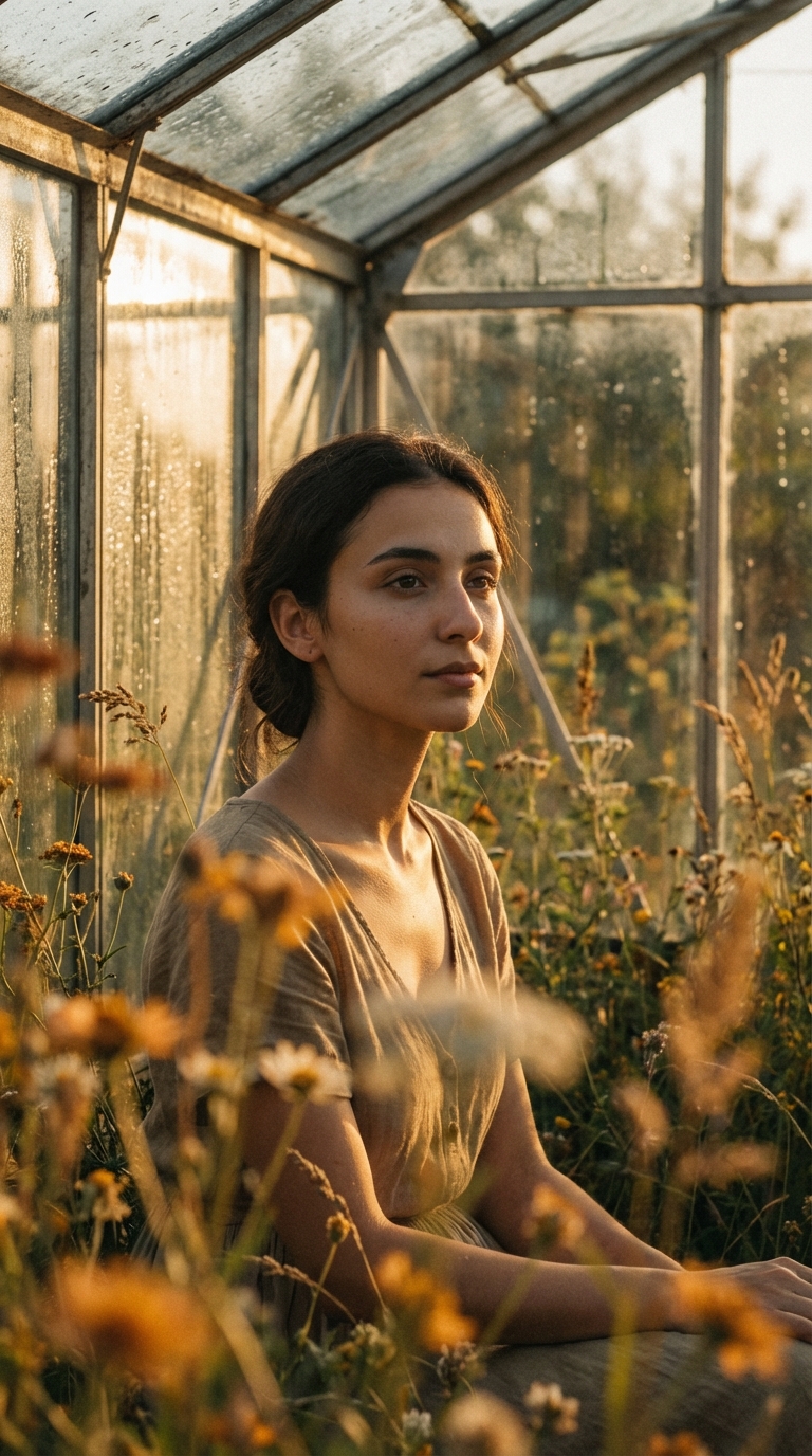 Работа в стиле Теплица тишины