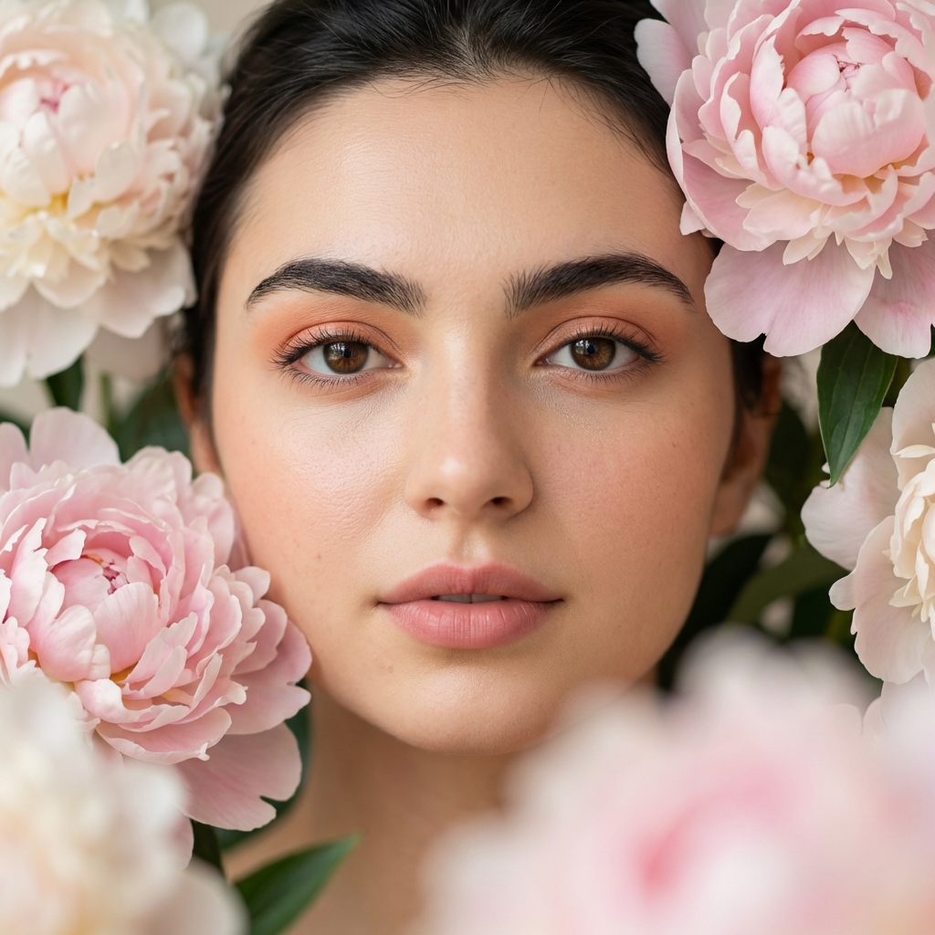 Работа в стиле Пионовая нежность