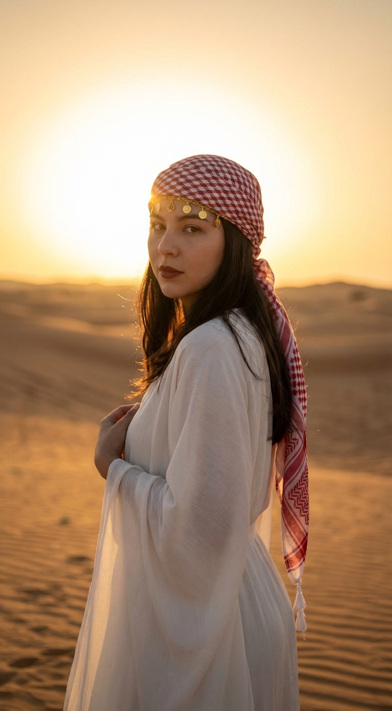 Работа в стиле Восточная сказка в пустыне